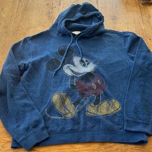 Disney Men's Navy Mickey Mouse Hoodie